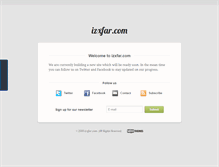 Tablet Screenshot of izxfar.com
